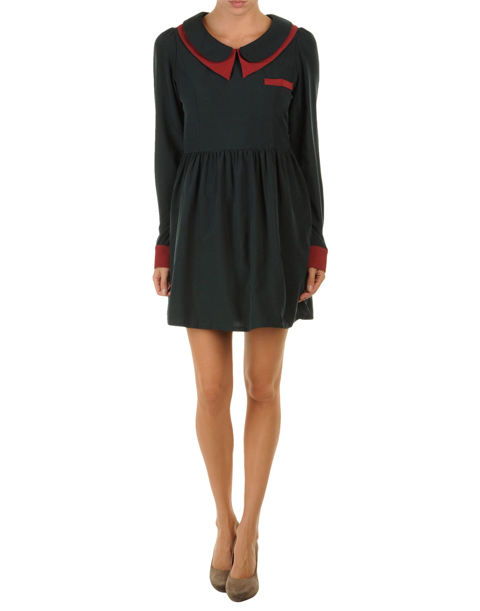 Foto kling minivestidos Mujer Verde oscuro