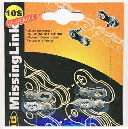 Foto KMC Chain Link Connectors Missing Link para 10 velocidades 2 piezas