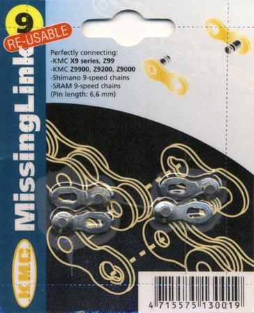 Foto KMC Chain Link Connectors Missing Link para 9 velocidades 2 piezas