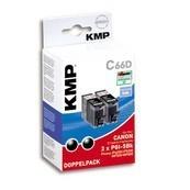 Foto KMP C66D Canon PGI-5Bk Doble PACK / negro Cartucho de tinta compatible Canon