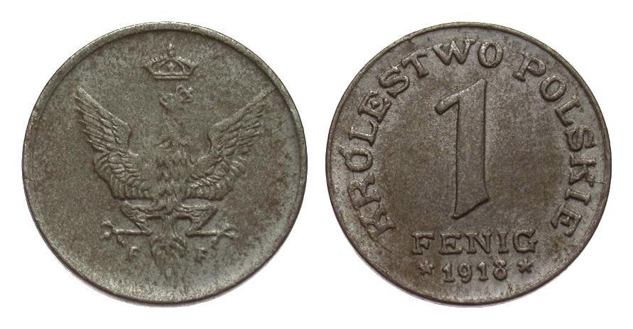 Foto Kolonien und Nebengebiete 1 Fenig 1918 F