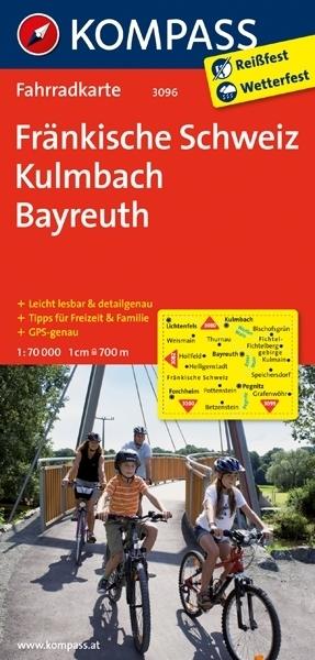 Foto KOMPASS Marco Polo Bicycle Map Bayern Franconian Switzerland-Bayreuth-Kulmbach