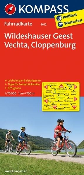 Foto KOMPASS Marco Polo Bicycle Map Niedersachsen Wild Geest - Vechta
