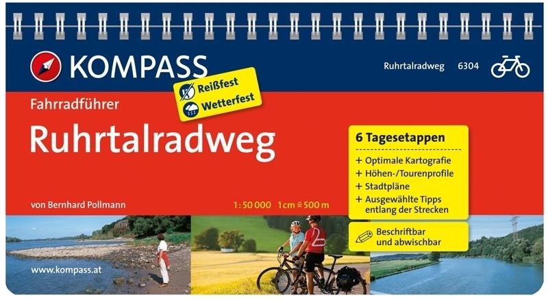 Foto KOMPASS Marco Polo Bicycle Map Nordrhein- Westfalen Ruhrtalradweg