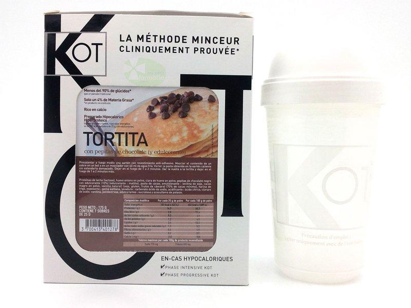 Foto Kot tortita con pepitas de chocolate 7sobres