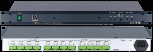 Foto KRAMER VM-16H-NV 1 Input/16 Output Audio Dealer