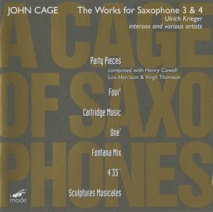 Foto Krieger, Ulrich/Intersax: The Works For Saxophone 3 & 4 CD