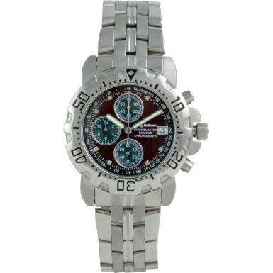 Foto Krug Baumen Mens Sportsmaster Diamond red Dial 241269DM-BR