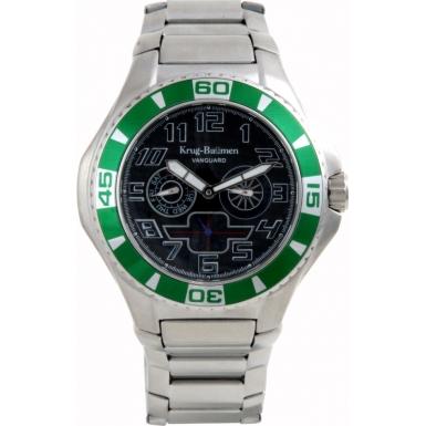 Foto Krug Baumen Vanguard Black Green Steel Watch Model Number:140503KM