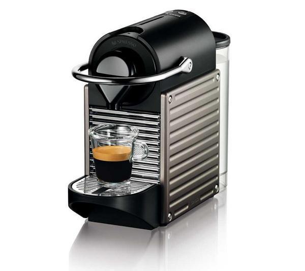 Foto Krups Cafetera Nespresso PIXIE XN3005 - titanio