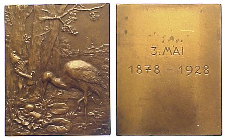 Foto Kunstmedaillen Bronzeplakette