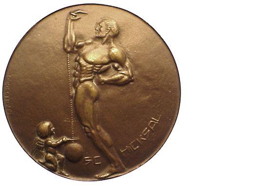 Foto Kunstmedaillen Einseitige Bronzegussmedaille