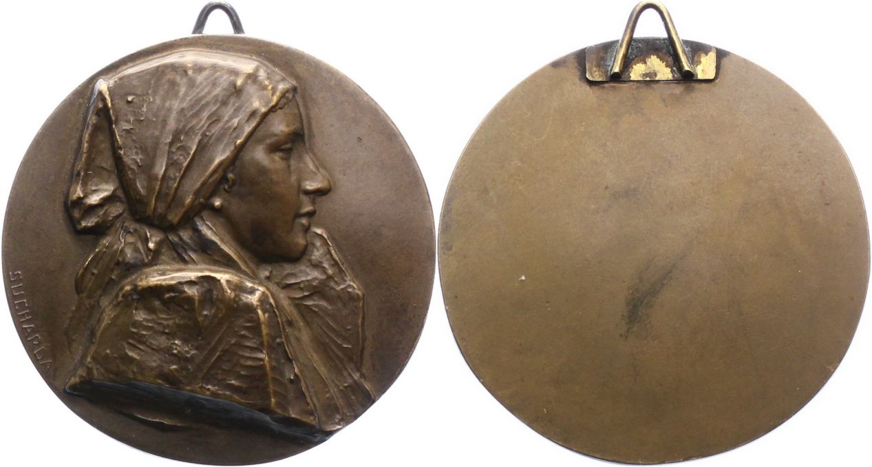 Foto Kunstmedaillen Einseitige Bronzemedaille