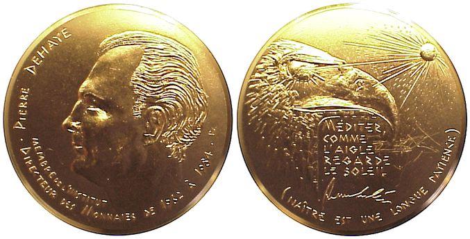 Foto Kunstmedaillen Vergoldete Bronzemedaille