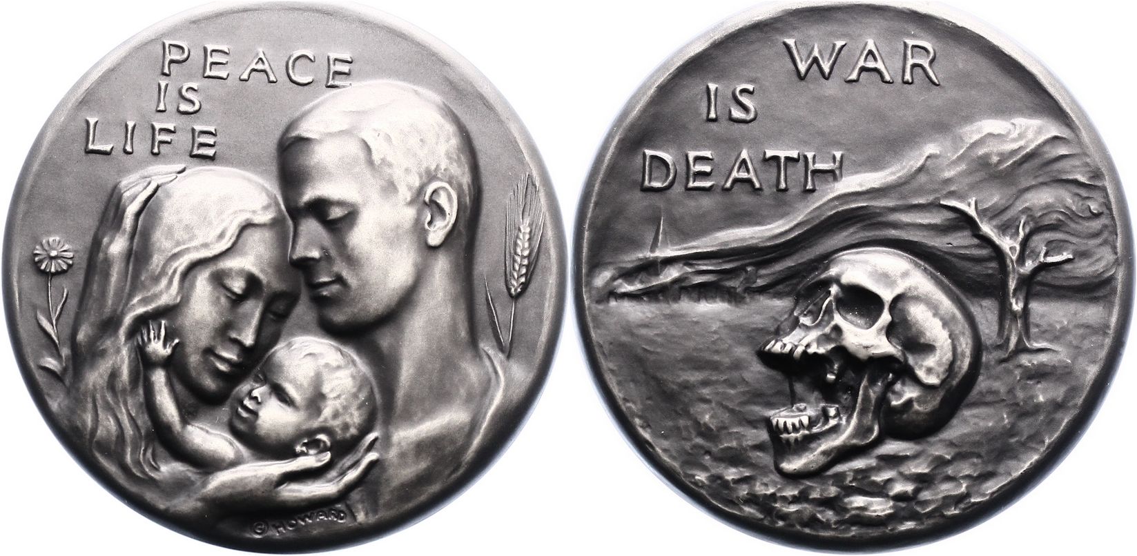 Foto Kunstmedaillen Versilberte Bronzemedaille 1950