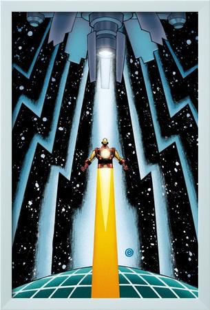 Foto Lámina enmarcada Iron Man: Enter The Mandarin #4 Cover: Iron Man de Eric Canete, 60x41 in.