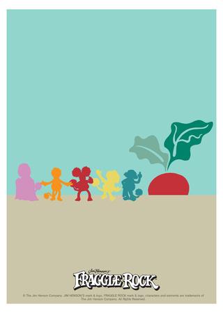Foto Lámina Fraggle Rock-Fraggle Rock Silhouette de Jim Henson, 119x85 in.
