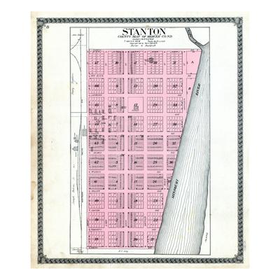 Foto Lámina giclée 1918, Stanton, North Dakota, United States, 41x41 in.