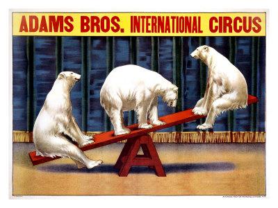 Foto Lámina giclée Adams Brothers Circus, 61x81 in.
