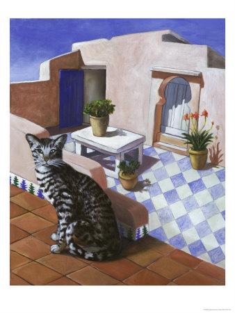 Foto Lámina giclée Cat of Morocco (Chat Du Maroc) de Isy Ochoa, 41x30 in.