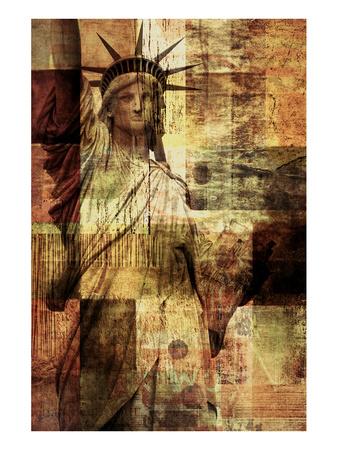 Foto Lámina giclée de primera calidad Statue of Liberty II de Irena Orlov, 41x30 in.