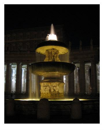 Foto Lámina giclée Fountain in Rome de Devan Perona, 51x41 in.
