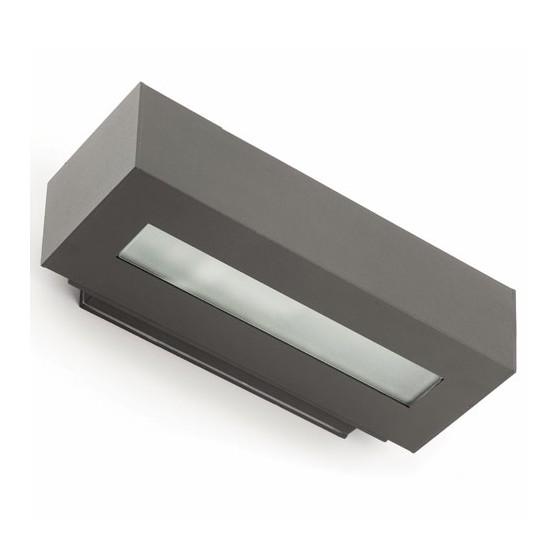 Foto Lámpara aplique de pared exterior - Faro diseño West-2 70899 Gris oscuro
