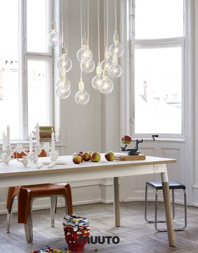 Foto Lámpara blanca E27 Pendant Lamp