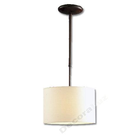 Foto Lámpara Colgante Estilo Clásico Color Crema Marrón Oscuro
