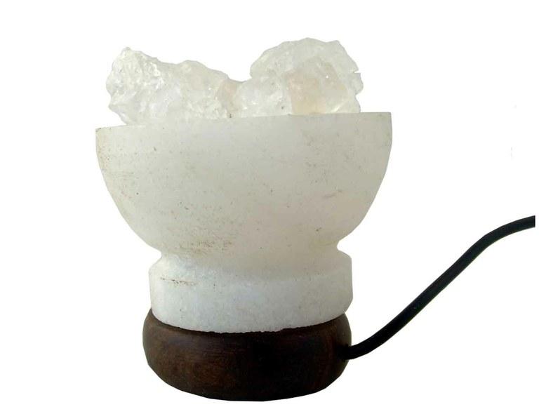 Foto Lámpara de sal cuenco