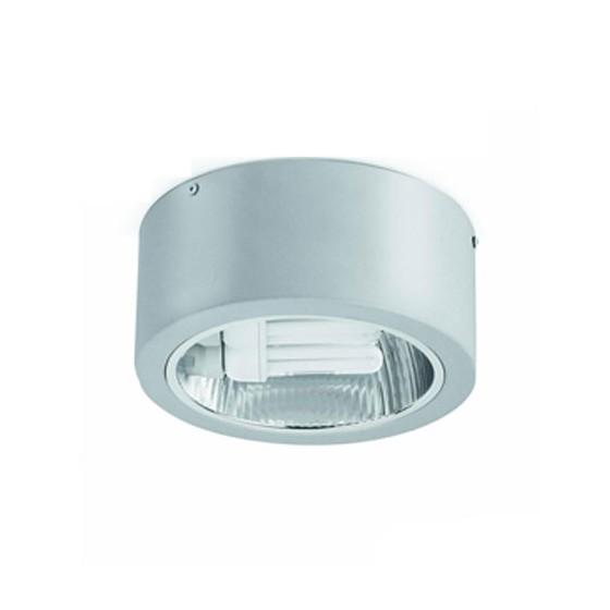 Foto Lámpara plafón de diseño Pote-2 color gris - Faro 63129