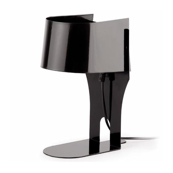 Foto Lámpara sobremesa de diseño Fosco color negro para dormitorios