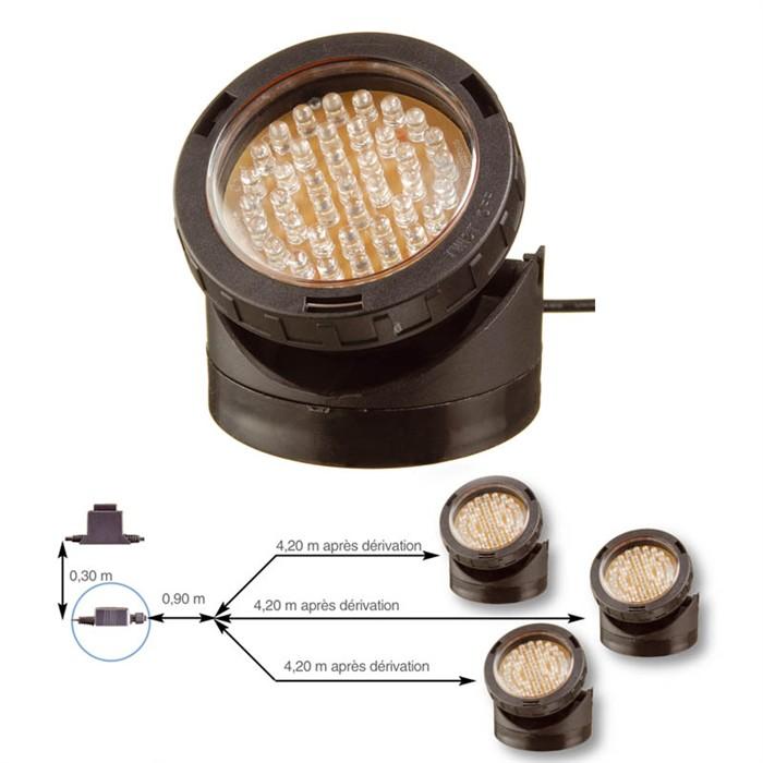 Foto lámpara sumergible led laguna - paquete de 3 pack de 3 focos