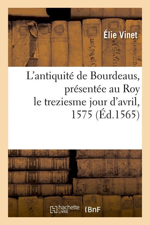 Foto L' antiquite de bourdeaus edition 1565