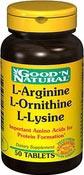 Foto l-arginina l-ornitina l-lisina 50 comprimidos