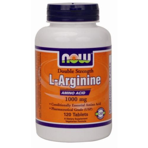 Foto L-Arginine 1000 mg Now Foods 120 capsulas