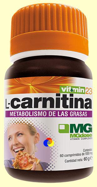 Foto L-Carnitina - Metabolismo de las grasas - MGdose - 60 comprimidos