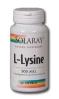 Foto L-Lisina 500 mg 60 cap / Solaray