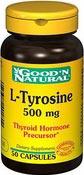 Foto l-tirosina 500 mg 50 cápsulas