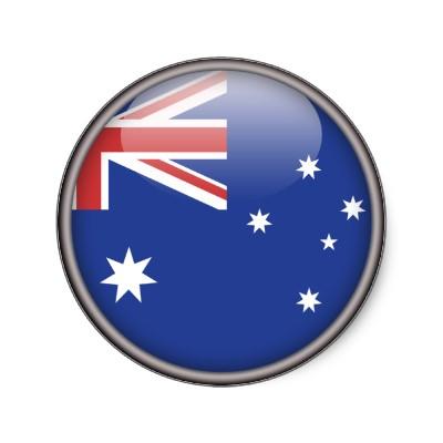 Foto La bandera australiana Etiquetas