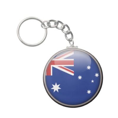 Foto La bandera australiana Llaveros Personalizados