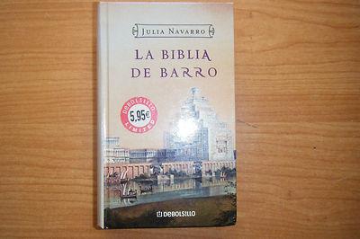 Foto La Biblia De Barro, Julia Navarro, Edicion Debolsillo En Tapa Dura.