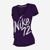 Foto La camiseta de Nike G72 para mujer incorpora un diseño vintage y teji