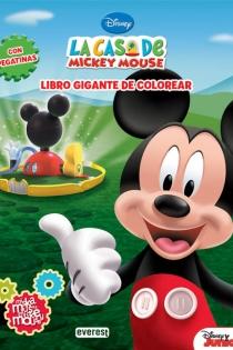 Foto La casa de mickey mouse. miska, muska, mickey mouse. libro gigante de colorear con pegatinas