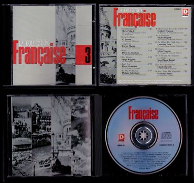Foto La Collection Francaise  3 - Cd Disky 1990 - 14 Tracks