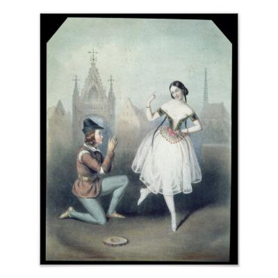 Foto La Esmeralda': Carlotta Grisi y Julio Perrot Impresiones