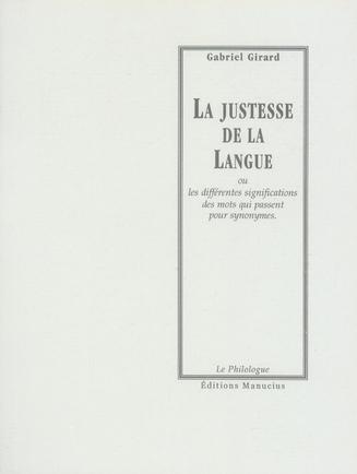 Foto La justesse de la langue
