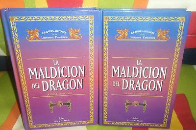 Foto La Maldicion Del Dragon, Completa En 2 Libros, Timun Mas Folio En Tapa Dura.