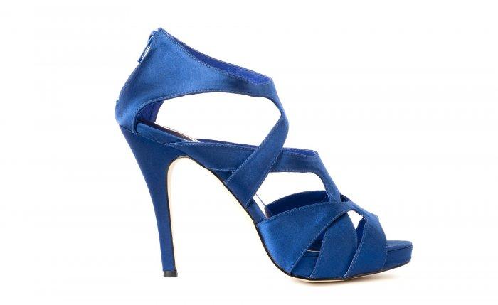 Foto La strada, sandalia de tacón blue