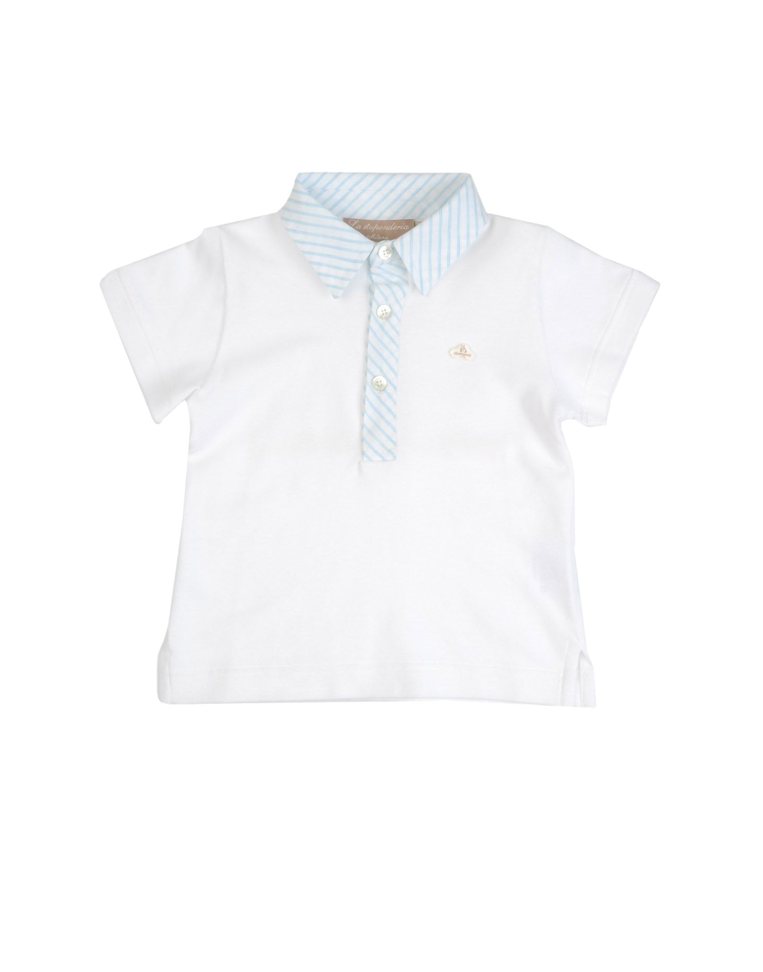 Foto La Stupenderia Polos Niño Azul celeste